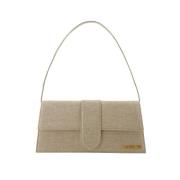 Fabric handbags Jacquemus , Beige , Dames