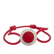 Pre-owned Fabric bracelets Bvlgari Vintage , Red , Dames