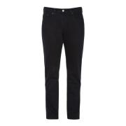 Straight Jeans Schott NYC , Black , Heren