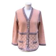 Pre-owned Silk outerwear Chanel Vintage , Pink , Dames