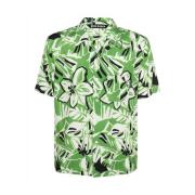 Groene Shirt - Regular Fit - Geschikt voor Warm Klimaat - 100% Viscose...