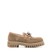 Loafers Casadei , Beige , Dames