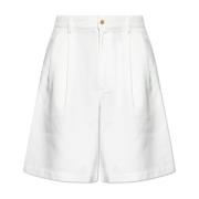 Geplooide shorts Comme des Garçons , White , Heren