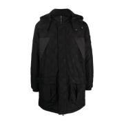 Down Jackets Emporio Armani EA7 , Black , Heren