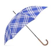 Geruite paraplu Burberry , Blue , Unisex