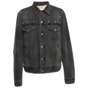 Pre-owned Denim outerwear Gucci Vintage , Gray , Dames