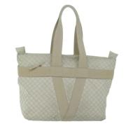 Pre-owned Leather handbags Bottega Veneta Vintage , White , Dames