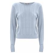 Round-neck Knitwear Kocca , Blue , Dames