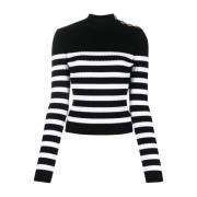 Sweatshirts Balmain , Black , Dames