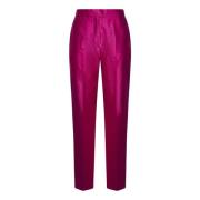 Slim-fit Trousers Max Mara , Pink , Dames