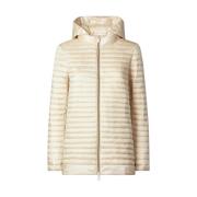 Ivory Shore Beige Synthetische Jas Save The Duck , Beige , Dames