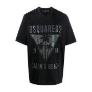 T-Shirts Dsquared2 , Black , Heren