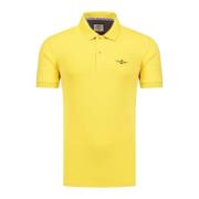 Polo Shirts Aeronautica Militare , Yellow , Heren