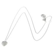 Pre-owned White Gold necklaces Cartier Vintage , Gray , Dames