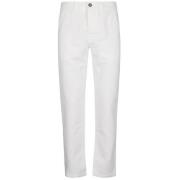 Chinos Tela Genova , White , Heren