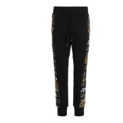 Zwarte Sweatpants voor Mannen Versace Jeans Couture , Black , Heren