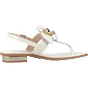 Stijlvolle Platte Sandalen Hispanitas , White , Dames