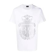 Wit Casual Ronde Hals T-Shirt Billionaire , White , Heren