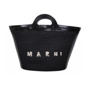Bucket Bags Marni , Black , Dames