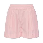Katoenen shorts met logo Marni , Pink , Dames