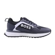 Moderne Stijlvolle Sneakers Hugo Boss , Blue , Heren