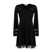 Short Dresses Twinset , Black , Dames