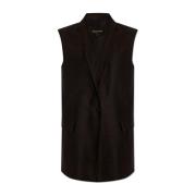 Vest met zakken Fabiana Filippi , Black , Dames