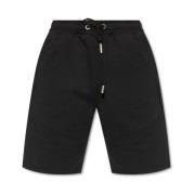 Shorts met logo Ami Paris , Black , Dames