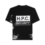 H.p.c Beveiliging SS TEE Zwart WIT Heron Preston , Black , Heren