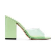 Mules Paris Texas , Green , Dames