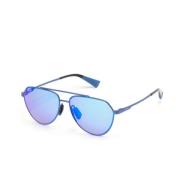 Waiwai B634-03 Matte Trans Blue Sunglasses Maui Jim , Blue , Unisex