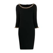 Midi Dresses Moschino , Black , Dames