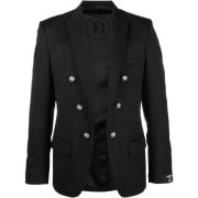 Blazers Balmain , Black , Heren