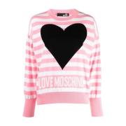 Sweatshirts Love Moschino , Pink , Dames