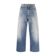 Straight Jeans R13 , Blue , Dames