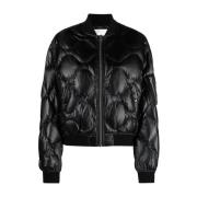 Down Jackets R13 , Black , Dames