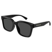 Zwart/Grijs Zonnebril GG 1175Sk Gucci , Black , Unisex