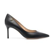 Elegant Zwart Mid Hiel Pumps Baldinini , Black , Dames