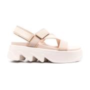 Flat Sandals Le Silla , Beige , Dames