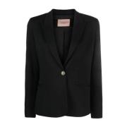 Blazers Twinset , Black , Dames