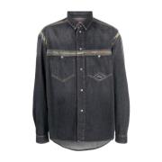 Denim Jackets Diesel , Black , Heren