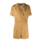 Jumpsuits Balmain , Brown , Dames