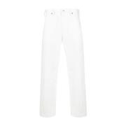 Witte Straight Jeans Casual Stijl Jil Sander , White , Heren