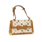 Pre-owned Canvas louis-vuitton-bags Louis Vuitton Vintage , White , Da...