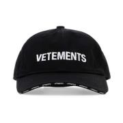 Caps Vetements , Black , Heren