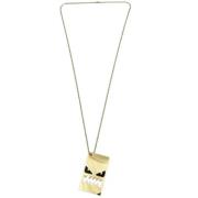 Pre-owned Metal necklaces Fendi Vintage , Yellow , Dames