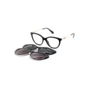 Ea4213U 50171Wclip Sunglasses Emporio Armani , Black , Dames