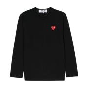 Long Sleeve Tops Comme des Garçons , Black , Heren