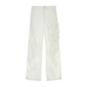 Straight Trousers Ten C , White , Heren