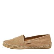 Pre-owned Leather espadrilles Gucci Vintage , Beige , Dames